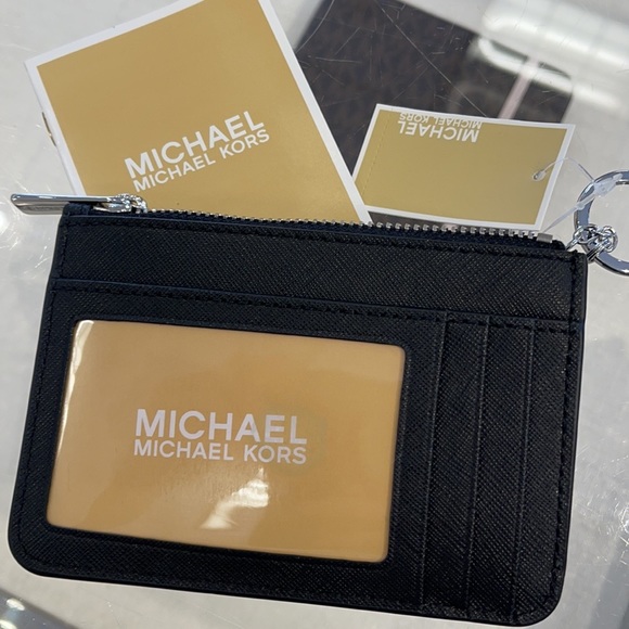 Michael Kors Jet Set Travel Small Leather Top Zip Coin Pouch With ID - Picture 10 of 16